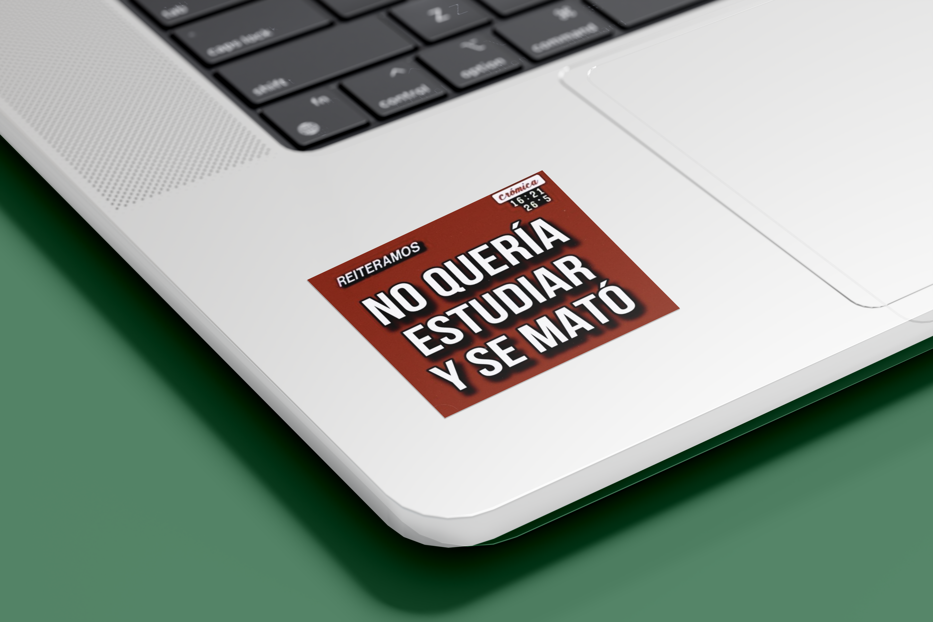 No queria estudiar y se mato
